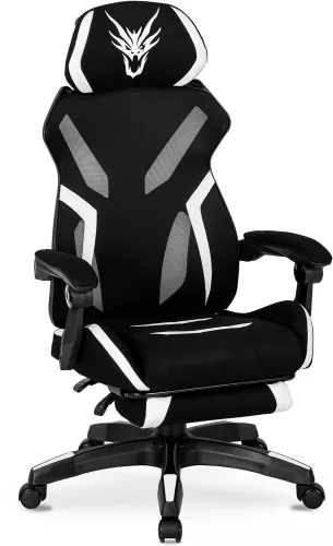 Gaming forgószék fekete/fehér színben MAXIMO