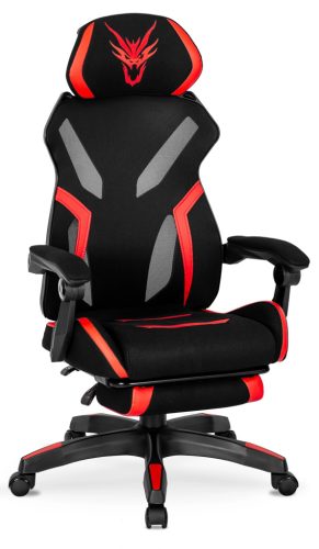 Gaming forgószék fekete/piros színben. MAXIMO