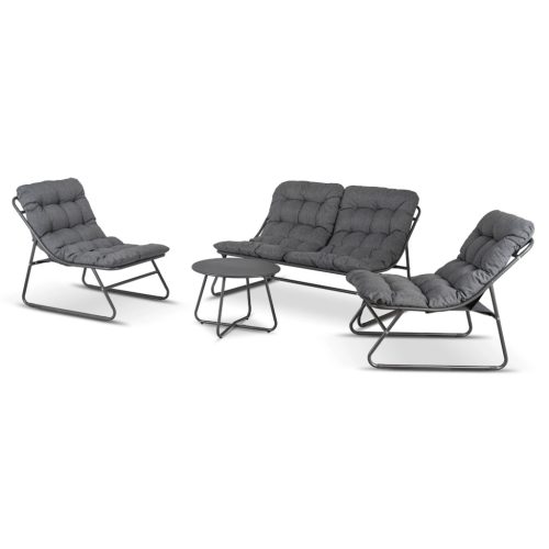 Kerti bútor szett szürke színben – MEGARA