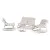 MEGARA Garden Furniture Set Beige