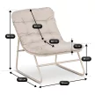 MEGARA Garden Furniture Set Beige
