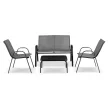 Záhradný nábytok set sivá – MINNESOTA