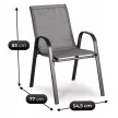 MINNESOTA Garden Furniture Set Grey