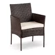 MISSISIPI Garden Furniture Set Brown/Beige