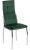 Szék zöld színben, bársony kárpittal. MOLLY