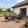 MORADO Garden Furniture Set Brown/Beige