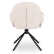 Otočná stolička béžové bouclé – MUSSO