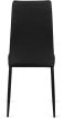 Krzesło NARIS Czarne Ekoskóra
