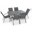 Záhradný nábytok set NEBRASKA čierna
