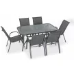 Outdoor Furniture Set Black NEBRASKA