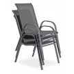 Outdoor Furniture Set Black NEBRASKA