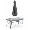 Outdoor Furniture Set Black NEBRASKA