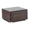 NEGRO Garden Furniture Set Brown/Beige