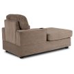 Beige Corduroy Lounge Armchair NEO