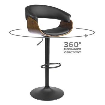 Forgó bárszék műbőr, NEVADA