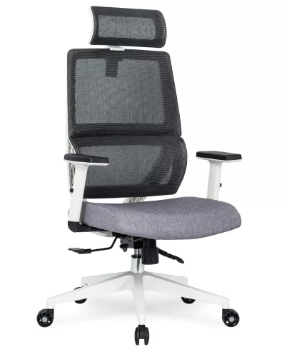 Forgószék ergonomikus kialakítással, szürke színben. NICKI