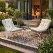 Záhradný nábytok set béžová – NIKEA