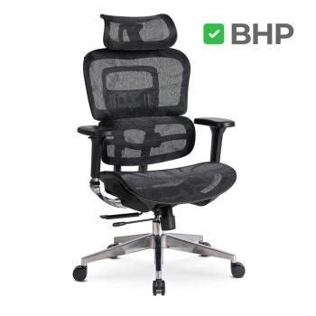   Forgószék ergonomikus kialakítással, fekete színben. NINO