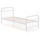 Fém ágy 90x200 cm méretben, fehér színben PABLO