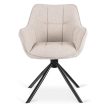 Otočná stolička v béžovej farbe – PEONY 2