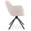 Otočná stolička v béžovej farbe – PEONY 2