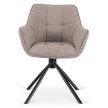 Otočná stolička v cappuccino farbe – PEONY 2