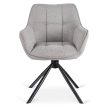 Otočná stolička v sivej farbe – PEONY 2