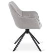 Otočná stolička v sivej farbe – PEONY 2
