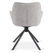 Otočná stolička v sivej farbe – PEONY 2