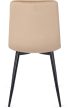 Szék bézs színben, bársony kárpittal PERU