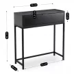 PETRA Dressing Table Black