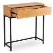 PETRA Dressing Table Oak/Black