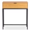 PETRA Dressing Table Oak/Black