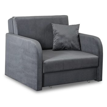 VERO Pull-Out Chair Bed Grey