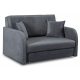 2-seater extendable armchair bed in grey color - Vero 2