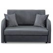 2-seater extendable armchair bed in grey color - Vero 2
