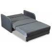 2-seater extendable armchair bed in grey color - Vero 2