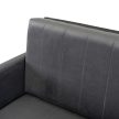 2-seater extendable armchair bed in grey color - Vero 2