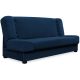 Kihúzható kanapé sötétkék velúr kárpitozással - PIANO