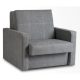 MILAN 1 Pull-Out Chair Bed Grey