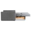 MILAN 1 Pull-Out Chair Bed Grey