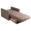 MILAN 1 Pull-Out Chair Bed Beige