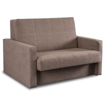 2-seater extendable armchair bed in beige color - Milan 2