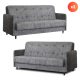 2 db kihúzható kanapé szürke színben – TIVOLI