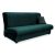 Extendable sofa in green velvet upholstery - Sigma