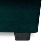 Extendable sofa in green velvet upholstery - Sigma