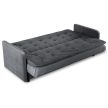 Set of 2 pull-out sofas STELLA grey