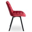 Szék bordó színben, bársony kárpittal RICK