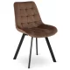 RICK étkezőszék barna velúr