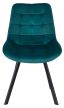 Szék türkiz színben, bársony kárpittal. RICK
